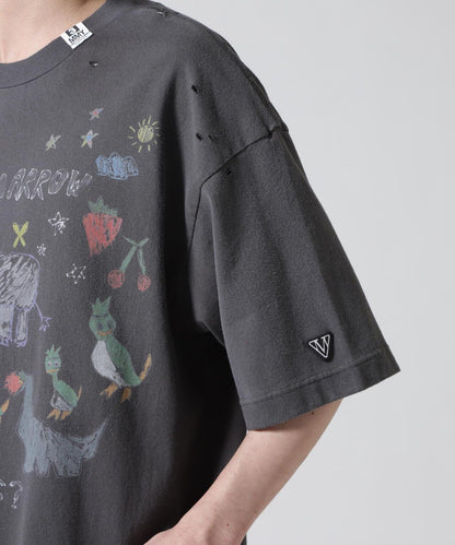 Maison MIHARAYASUHIRO メゾン ミハラヤスヒロ 塗鴉圖案 KIDS DOODLE TEE 兒童T恤