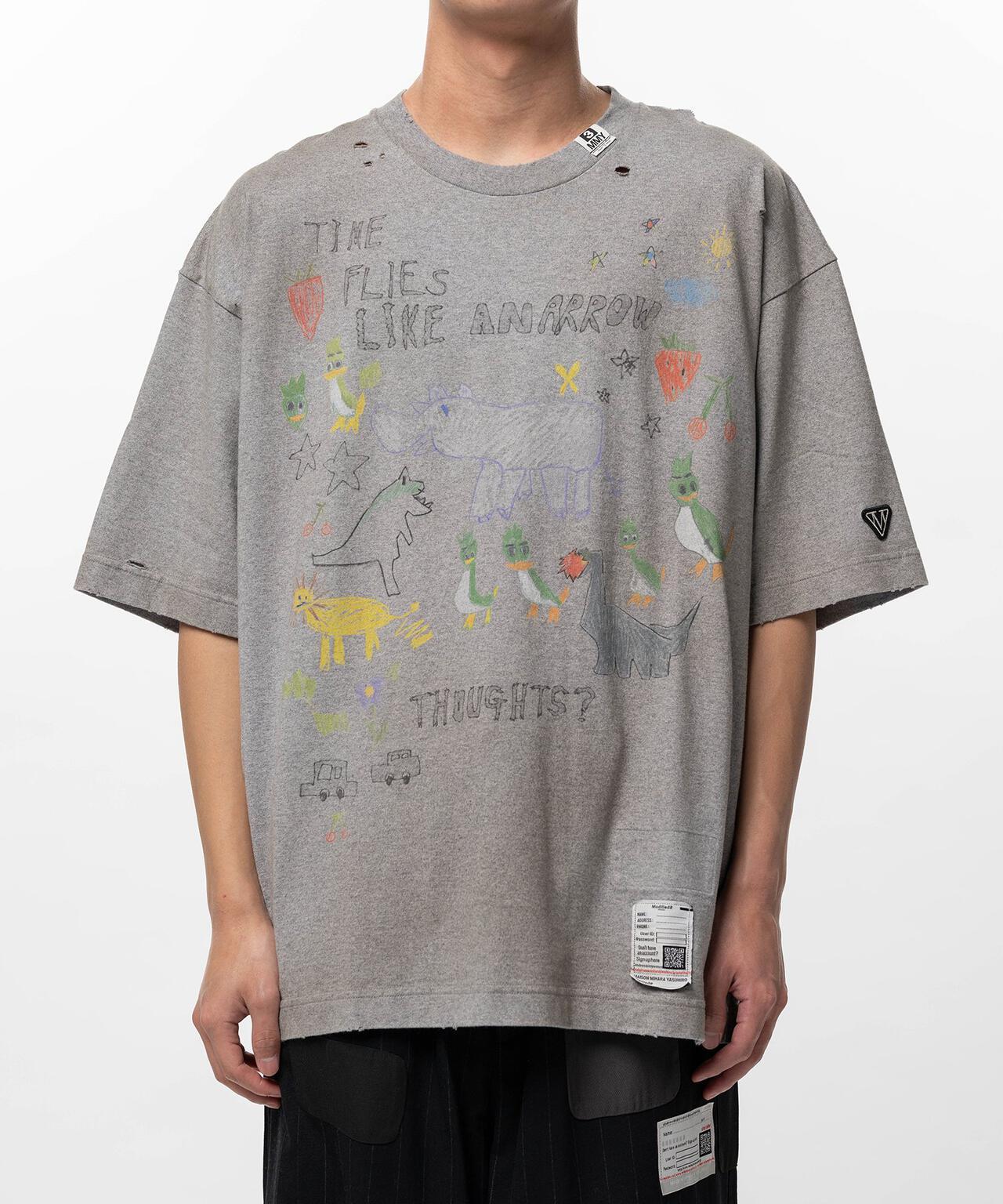 Maison MIHARAYASUHIRO メゾン ミハラヤスヒロ 塗鴉圖案 KIDS DOODLE TEE 兒童T恤