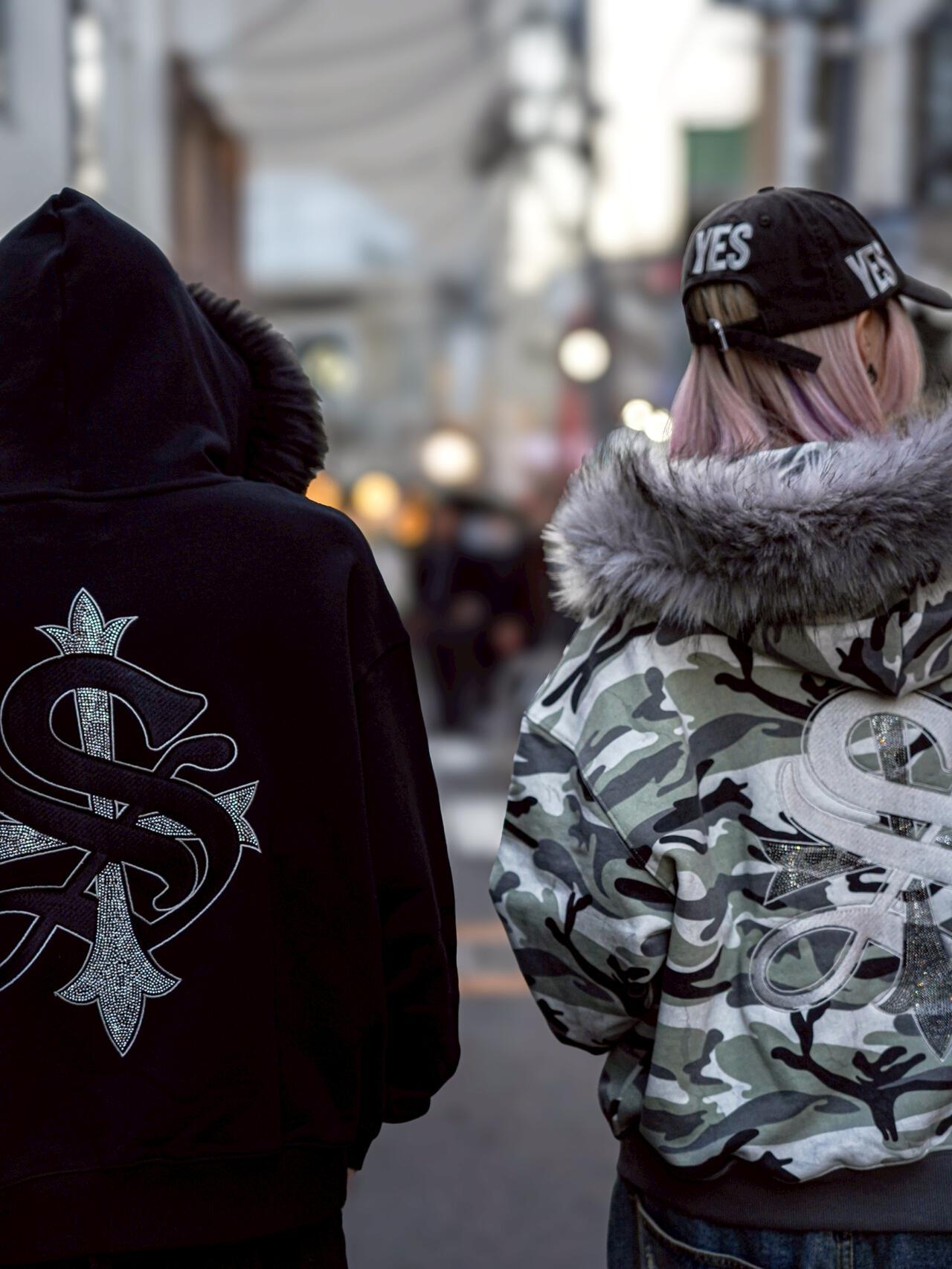 SUPPLIER サプライヤー LHP EXCLUSIVE 人造毛短款交叉拉鍊連帽外套
