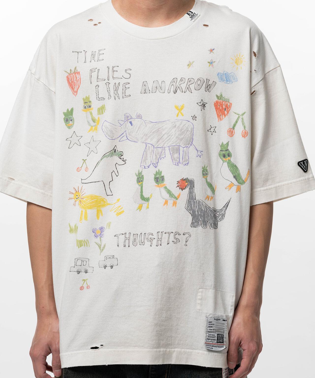 Maison MIHARAYASUHIRO メゾン ミハラヤスヒロ 塗鴉圖案 KIDS DOODLE TEE 兒童T恤