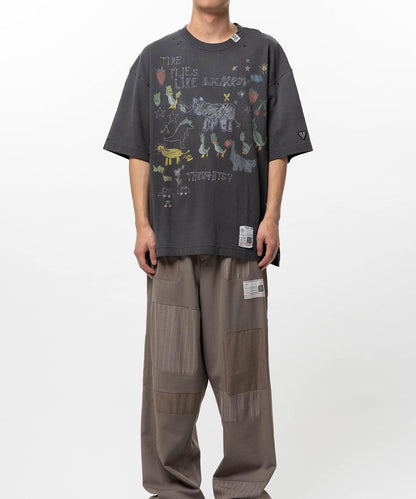 Maison MIHARAYASUHIRO メゾン ミハラヤスヒロ 塗鴉圖案 KIDS DOODLE TEE 兒童T恤