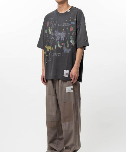 Maison MIHARAYASUHIRO メゾン ミハラヤスヒロ 塗鴉圖案 KIDS DOODLE TEE 兒童T恤