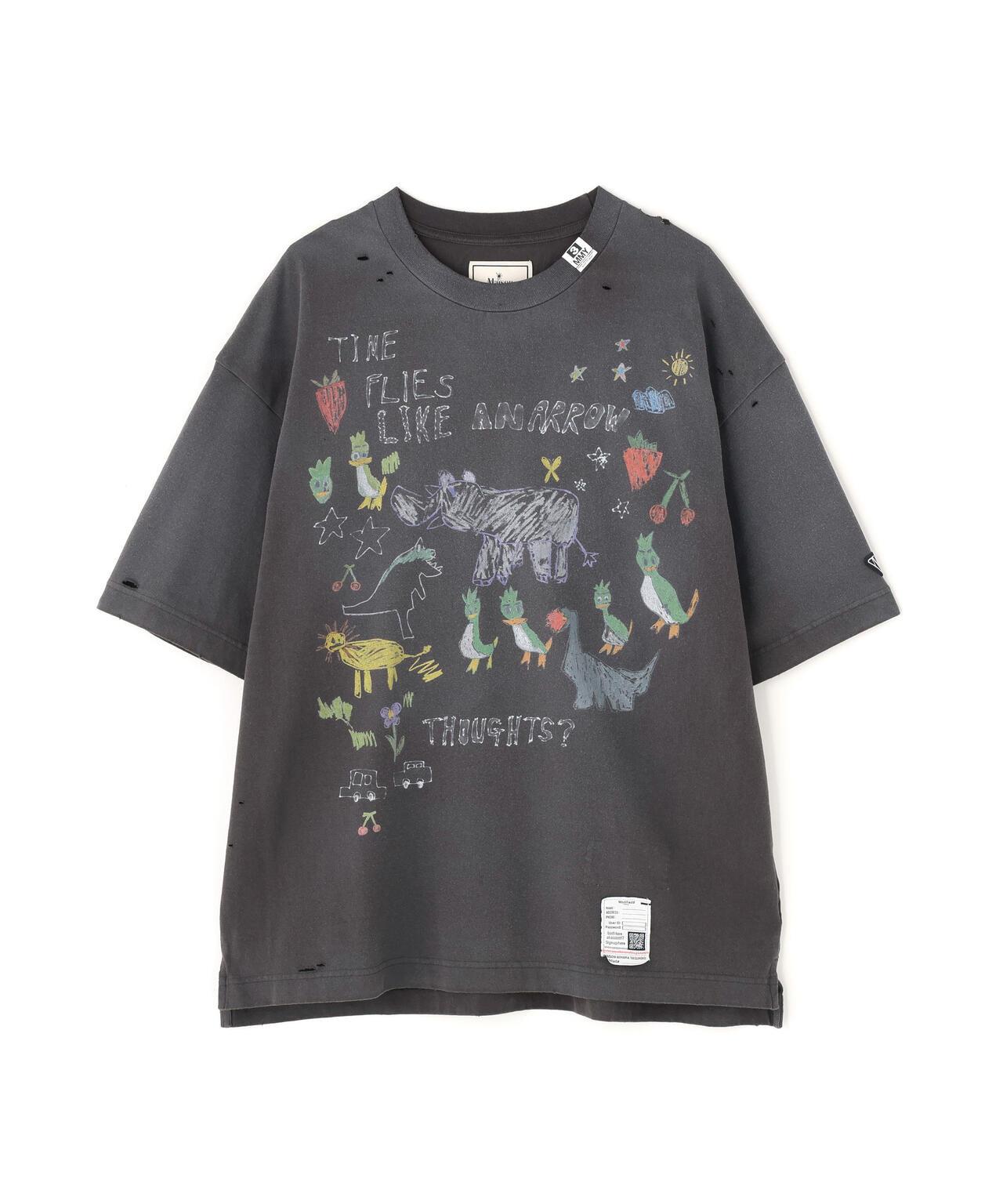 Maison MIHARAYASUHIRO メゾン ミハラヤスヒロ 塗鴉圖案 KIDS DOODLE TEE 兒童T恤