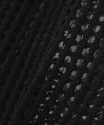 手工縫線網眼連帽衛衣 HAND - STITCH MESH HOODIE