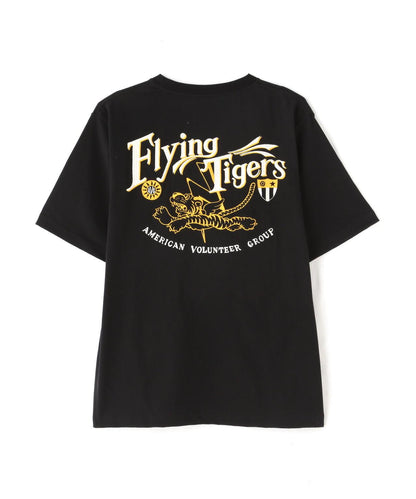 刺繡 FLYING TIGERS 圖案 T恤 《&DEPOT限定》