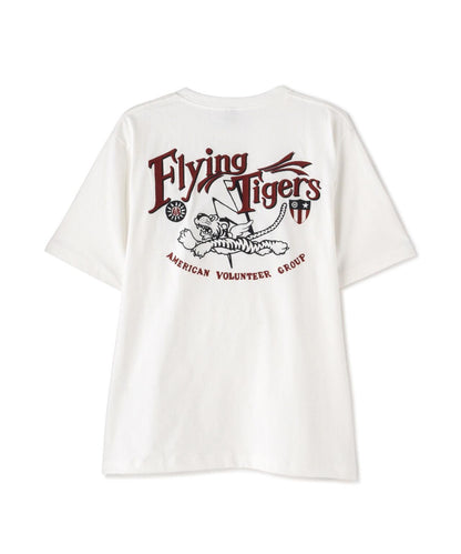 刺繡 FLYING TIGERS 圖案 T恤 《&DEPOT限定》
