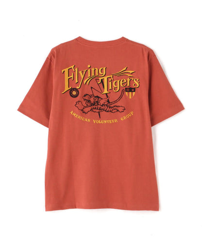 刺繡 FLYING TIGERS 圖案 T恤 《&DEPOT限定》