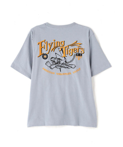 刺繡 FLYING TIGERS 圖案 T恤 《&DEPOT限定》