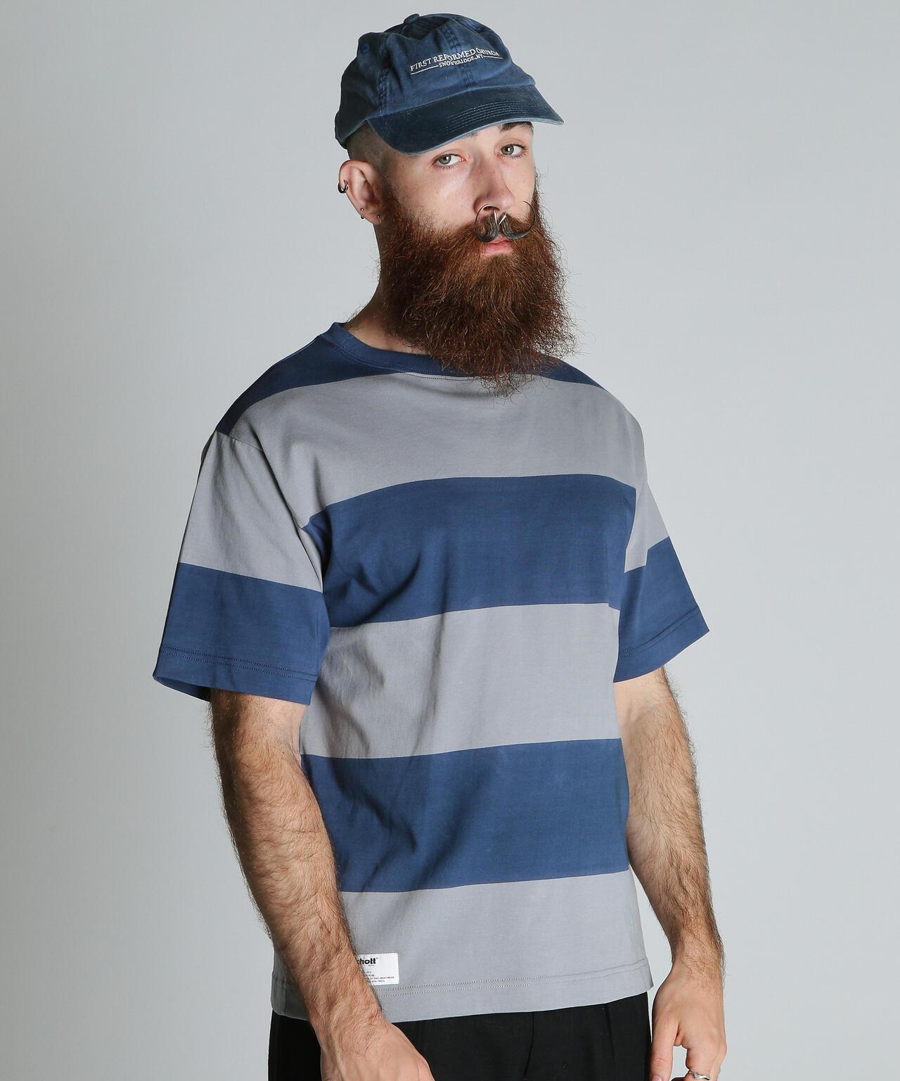 WIDE BORDER T-SHIRT 寬條紋 T恤
