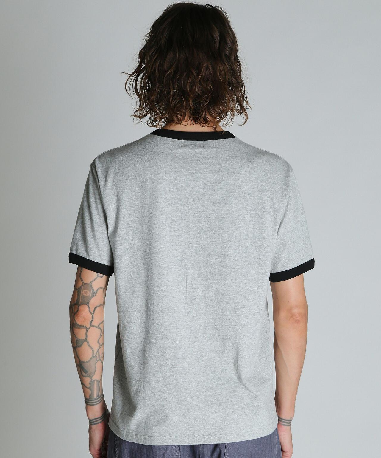 TRUST RUST RINGER T-SHIRT 撞色領T恤