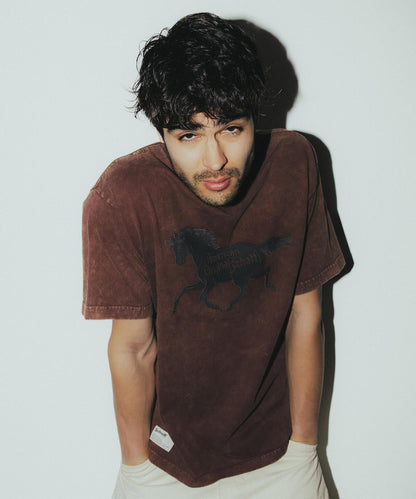 AMERICAN ORIGINAL HORSE T-SHIRT 馬圖案短袖T恤