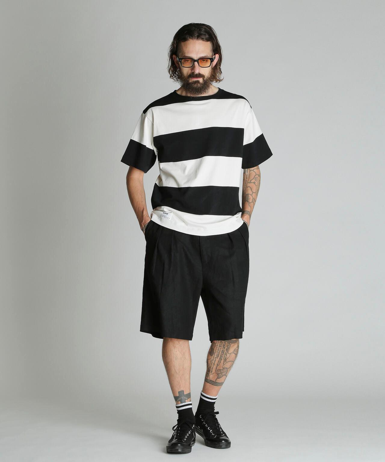 WIDE BORDER T-SHIRT 寬條紋 T恤