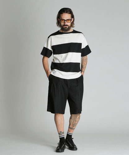 WIDE BORDER T-SHIRT 寬條紋 T恤