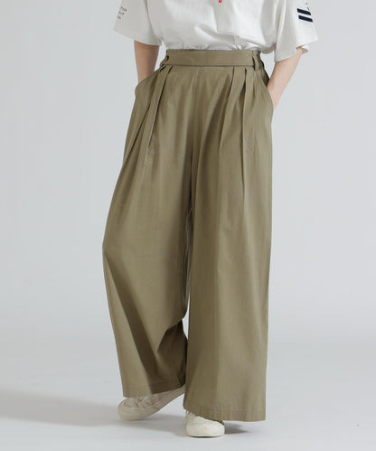 DESIGN BELT TUCK DETAIL 褲子
