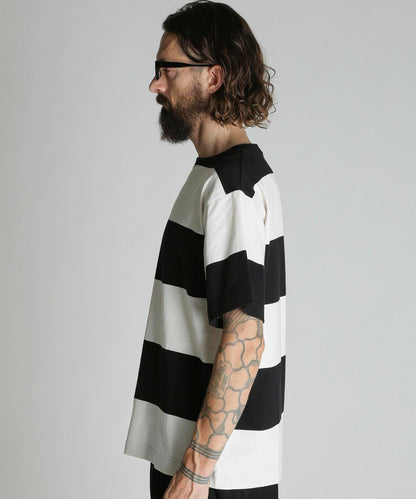 WIDE BORDER T-SHIRT 寬條紋 T恤