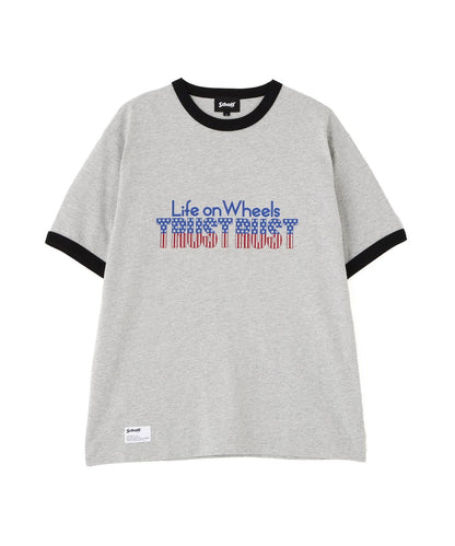 TRUST RUST RINGER T-SHIRT 撞色領T恤