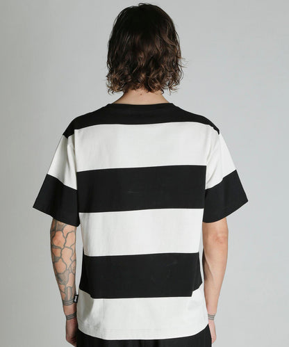 WIDE BORDER T-SHIRT 寬條紋 T恤