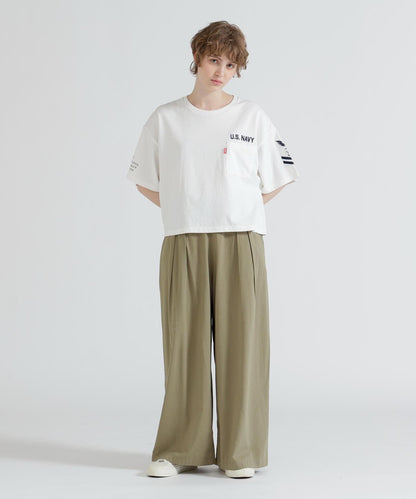 DESIGN BELT TUCK DETAIL 褲子