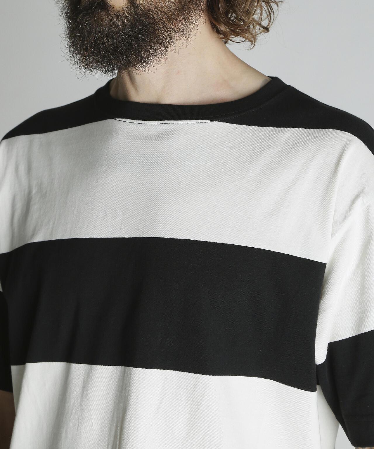 WIDE BORDER T-SHIRT 寬條紋 T恤