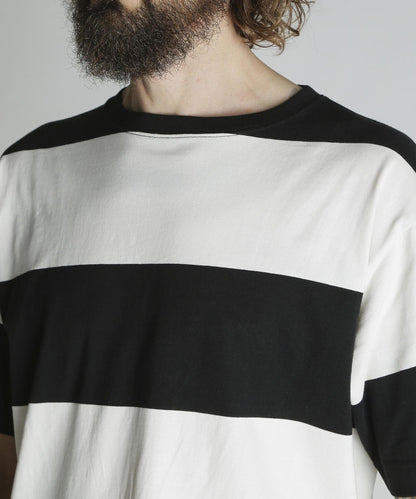 WIDE BORDER T-SHIRT 寬條紋 T恤
