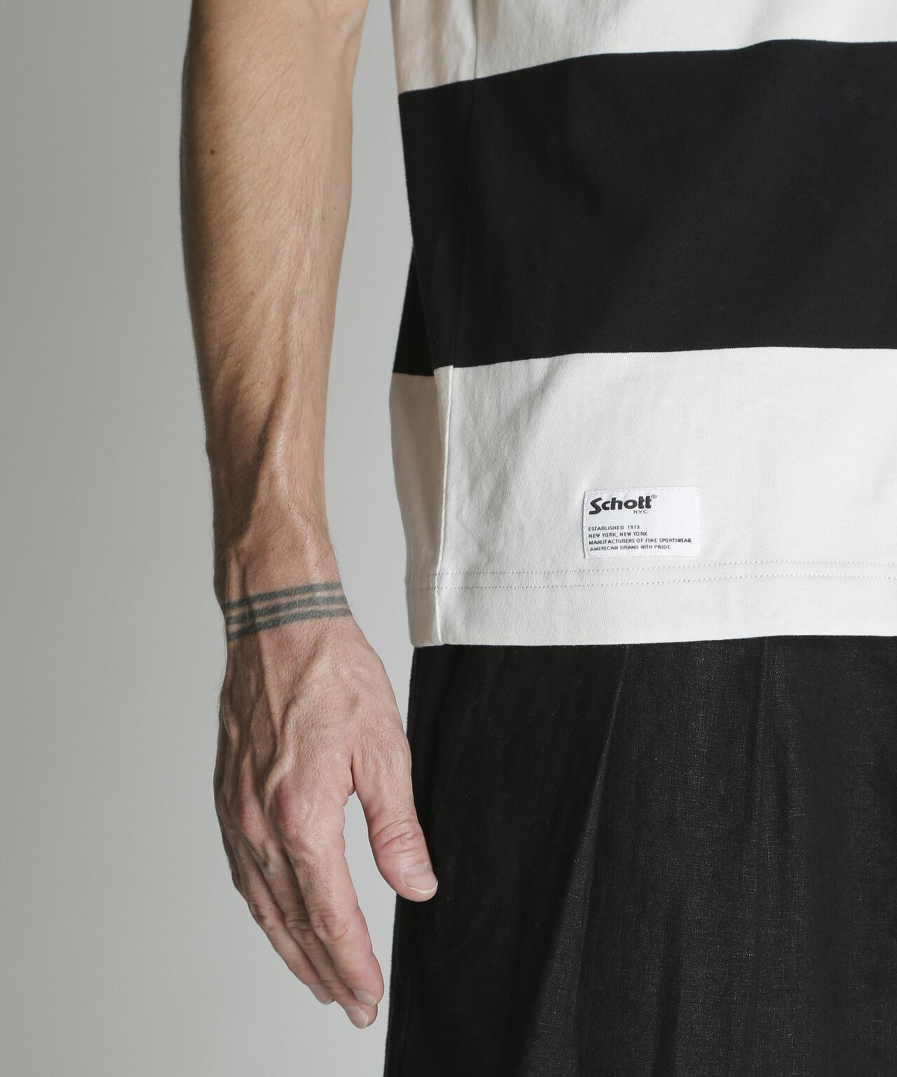 WIDE BORDER T-SHIRT 寬條紋 T恤