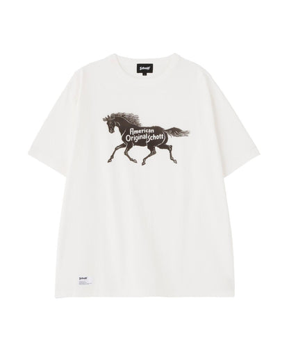 AMERICAN ORIGINAL HORSE T-SHIRT 馬圖案短袖T恤