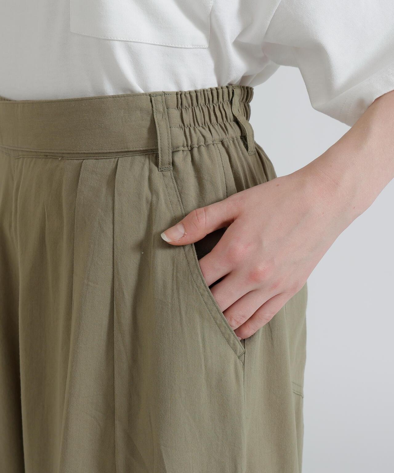 DESIGN BELT TUCK DETAIL 褲子