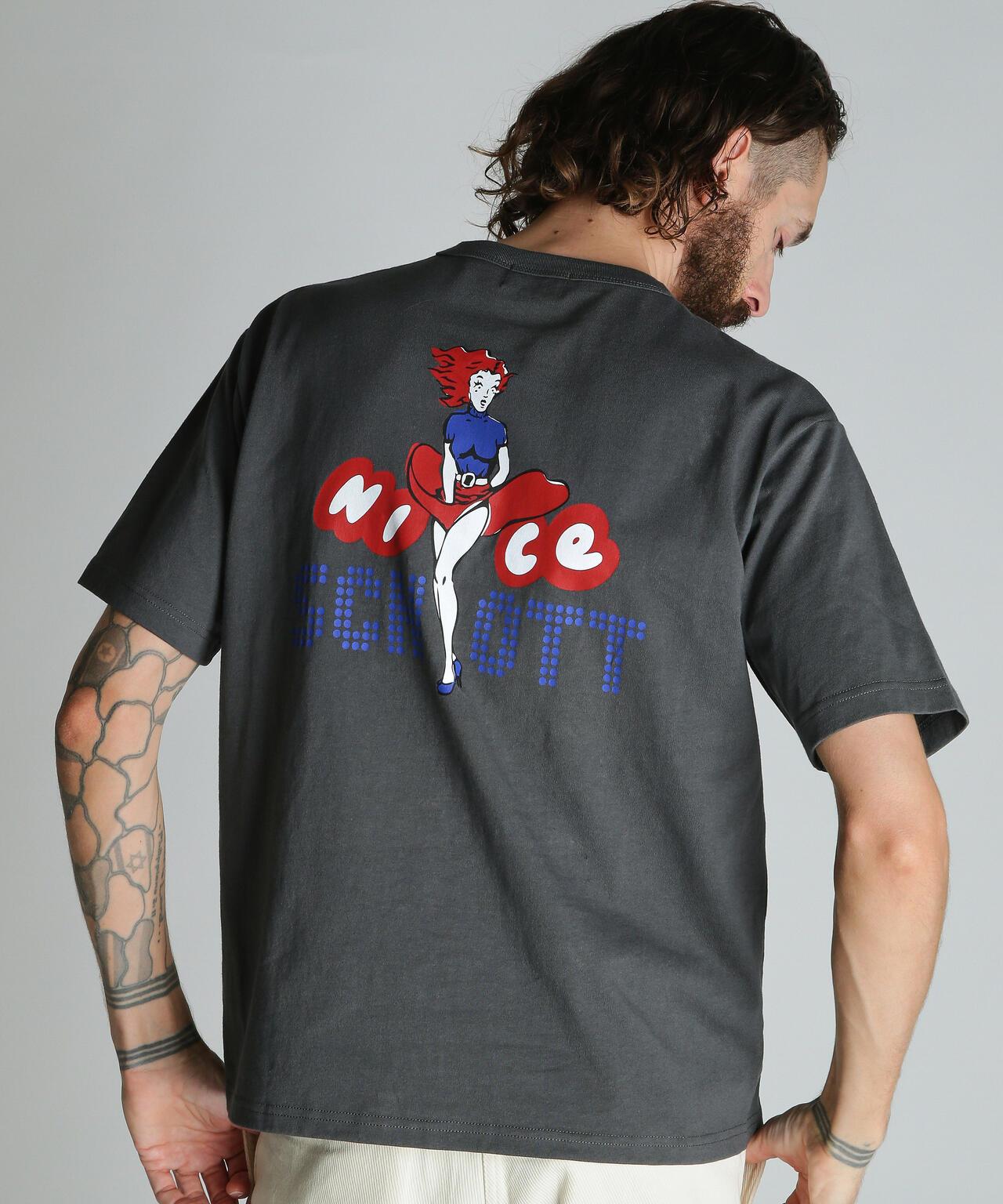 NICE Schott T-SHIRT 好球字樣T恤