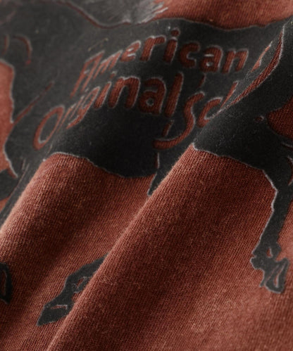 AMERICAN ORIGINAL HORSE T-SHIRT 馬圖案短袖T恤