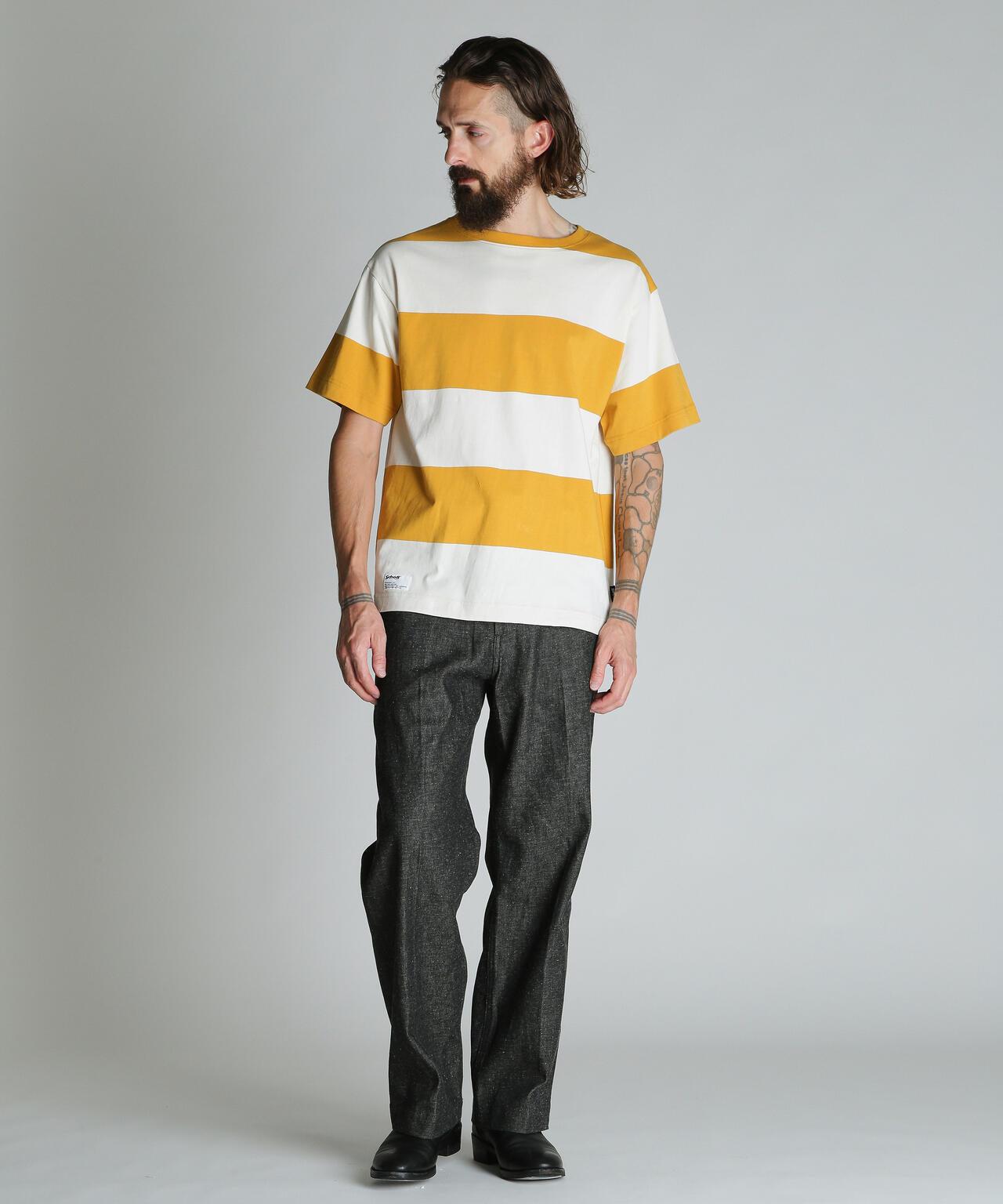 WIDE BORDER T-SHIRT 寬條紋 T恤