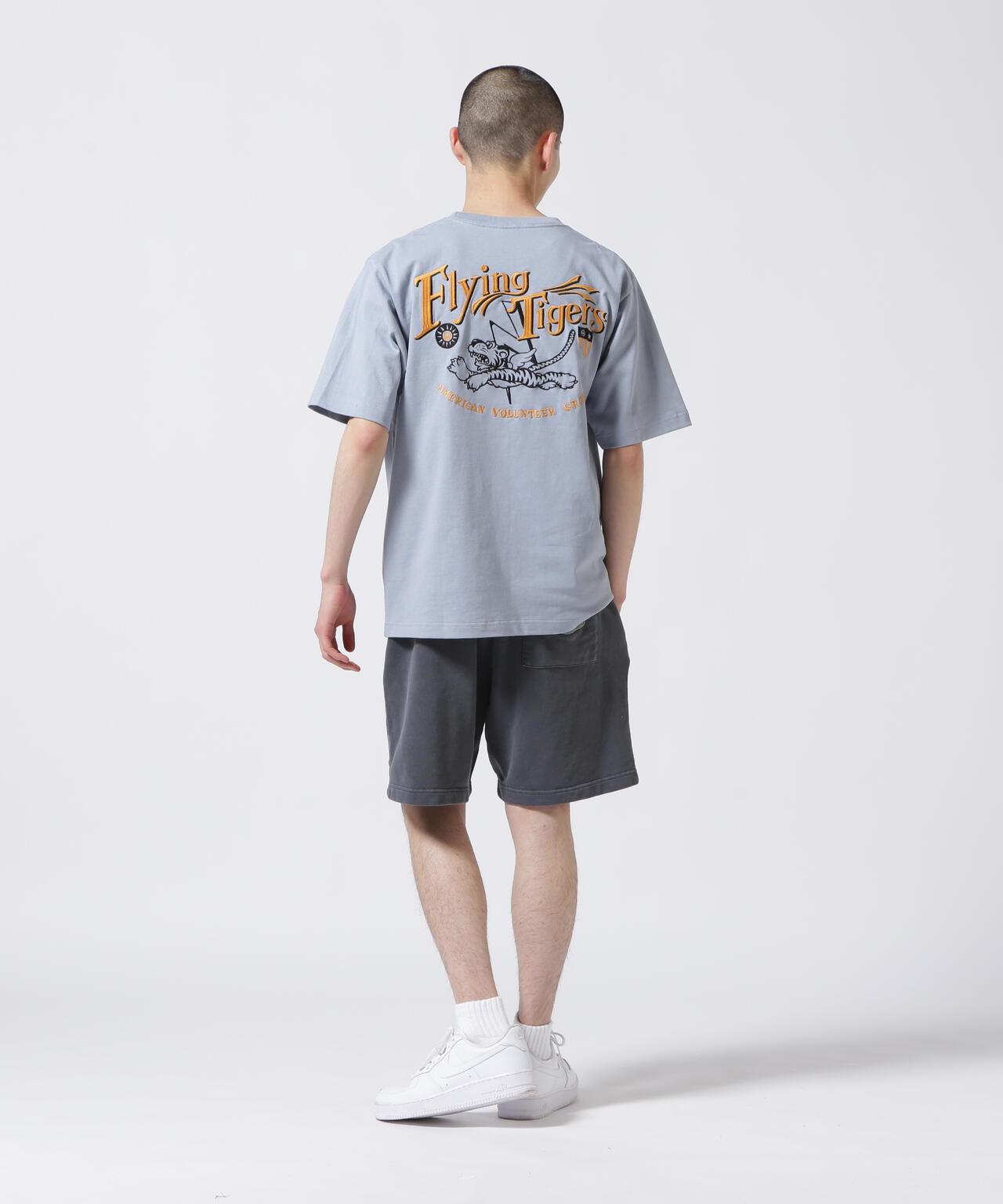 刺繡 FLYING TIGERS 圖案 T恤 《&DEPOT限定》