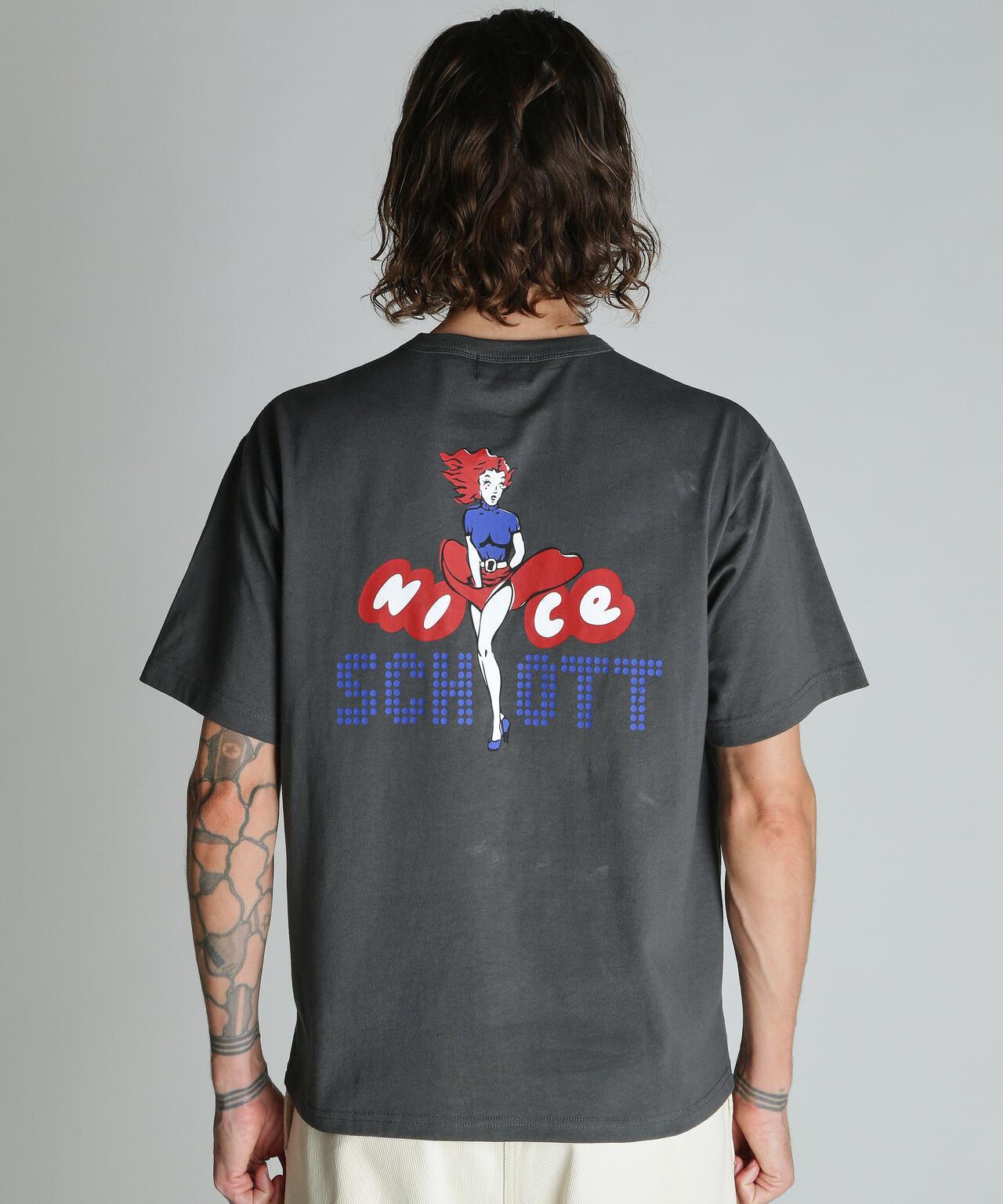 NICE Schott T-SHIRT 好球字樣T恤