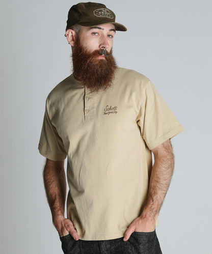 ROPE HENLEY T-SHIRT 繩紋亨利領T恤
