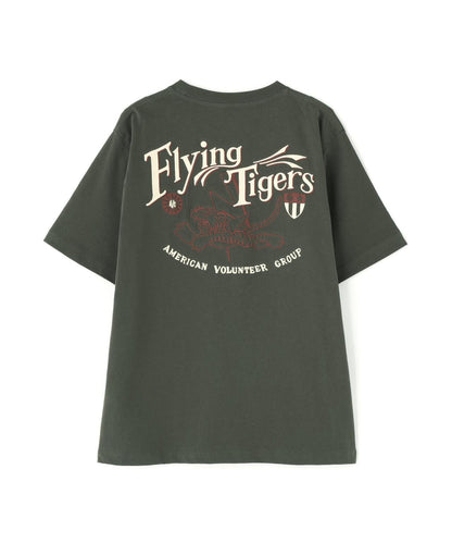 刺繡 FLYING TIGERS 圖案 T恤 《&DEPOT限定》