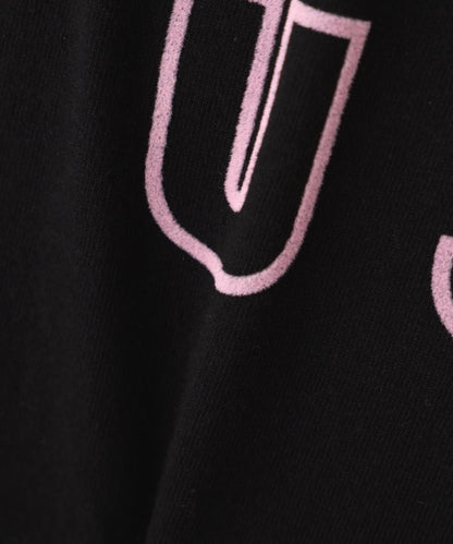 《WOMAN》 VARSITY LOGO 學院字母圖案 短款 T-SHIRT