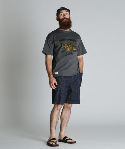 馬植絨圖案 T恤 HORSE FLOCKY T-SHIRT