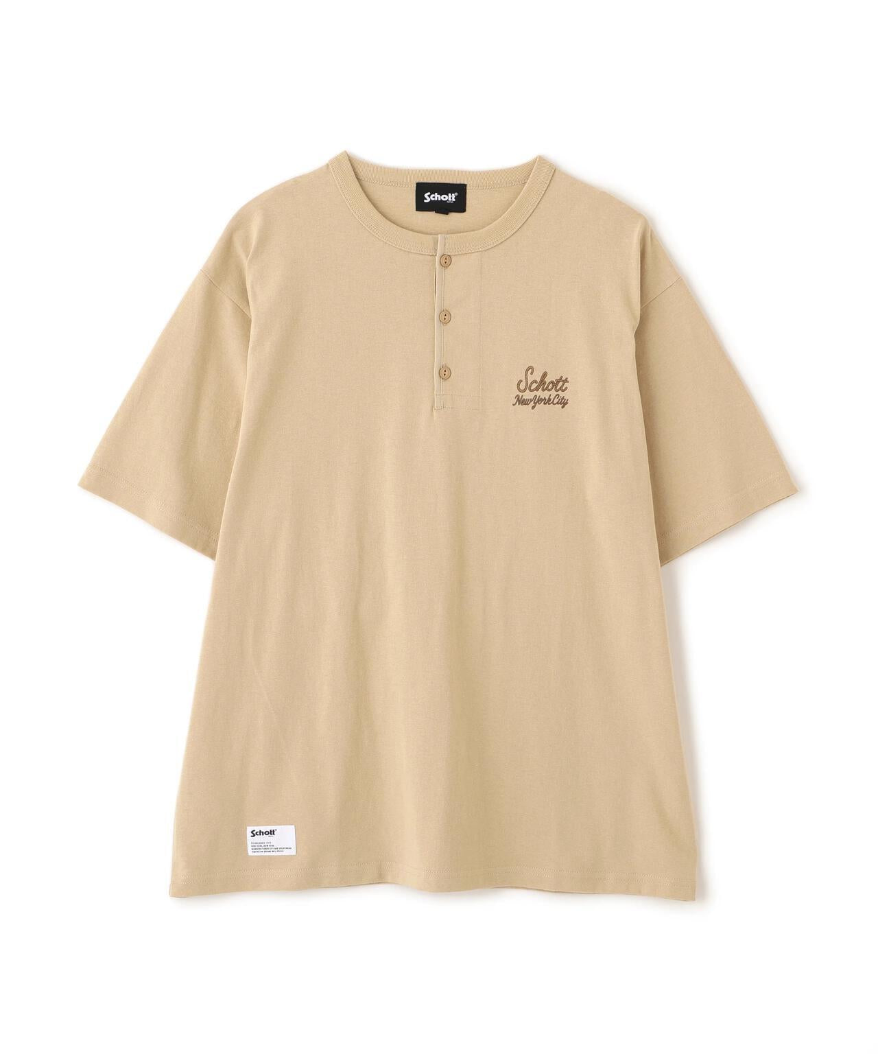 ROPE HENLEY T-SHIRT 繩紋亨利領T恤