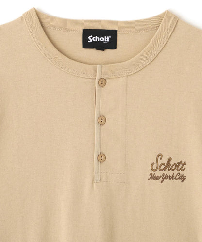 ROPE HENLEY T-SHIRT 繩紋亨利領T恤
