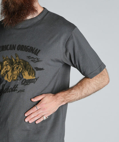 馬植絨圖案 T恤 HORSE FLOCKY T-SHIRT