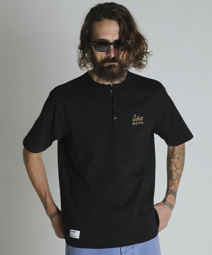 ROPE HENLEY T-SHIRT 繩紋亨利領T恤