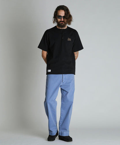 ROPE HENLEY T-SHIRT 繩紋亨利領T恤