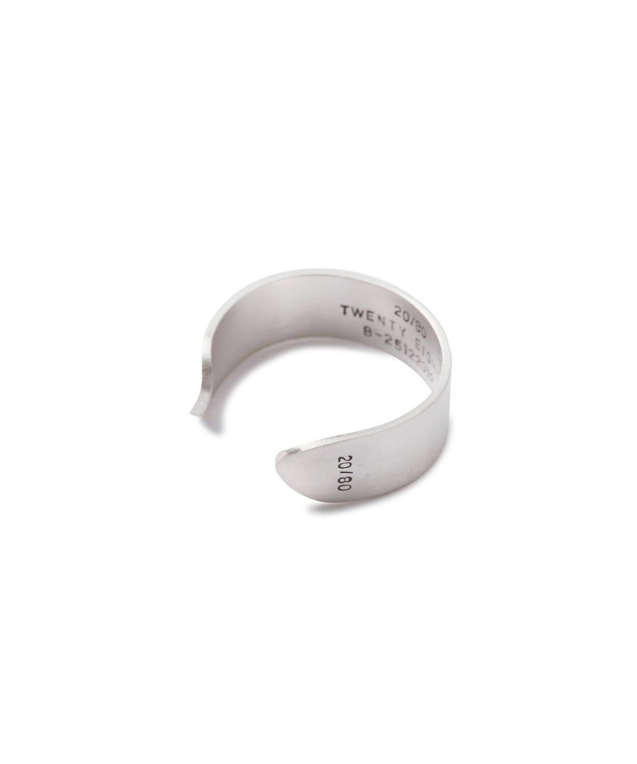 20/80 トゥエンティーエイティー STERLING SILVER RING 8mm 戒指