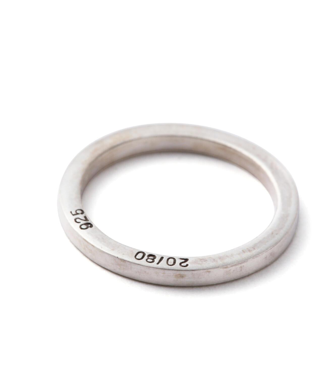 1.8mm寬方形純銀設計 STERLING SILVER SQUARE RING 戒指