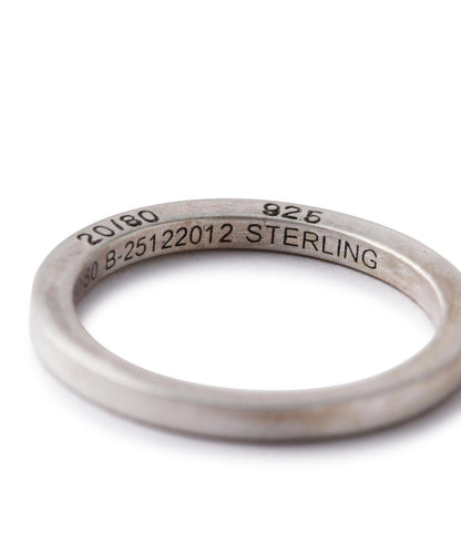 1.8mm寬方形純銀設計 STERLING SILVER SQUARE RING 戒指