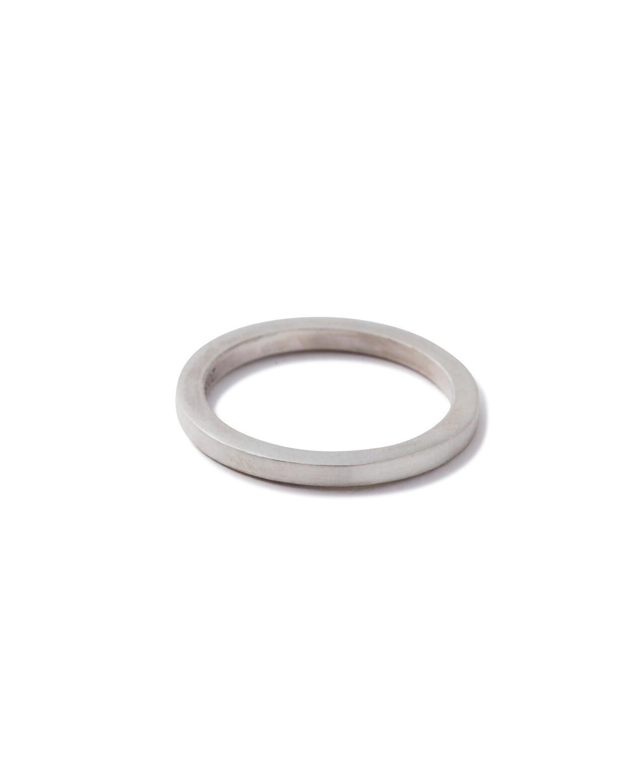 1.8mm寬方形純銀設計 STERLING SILVER SQUARE RING 戒指