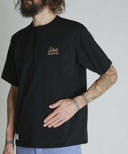 ROPE HENLEY T-SHIRT 繩紋亨利領T恤