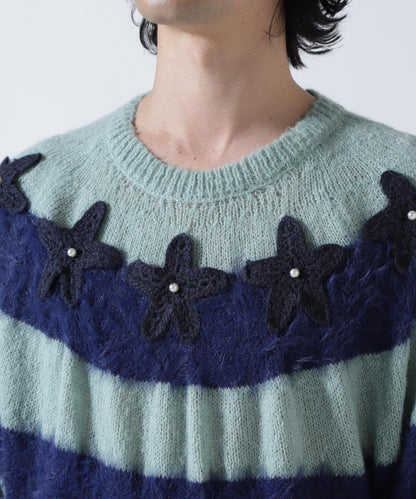 STAR BORDER KNIT 條紋針織上衣