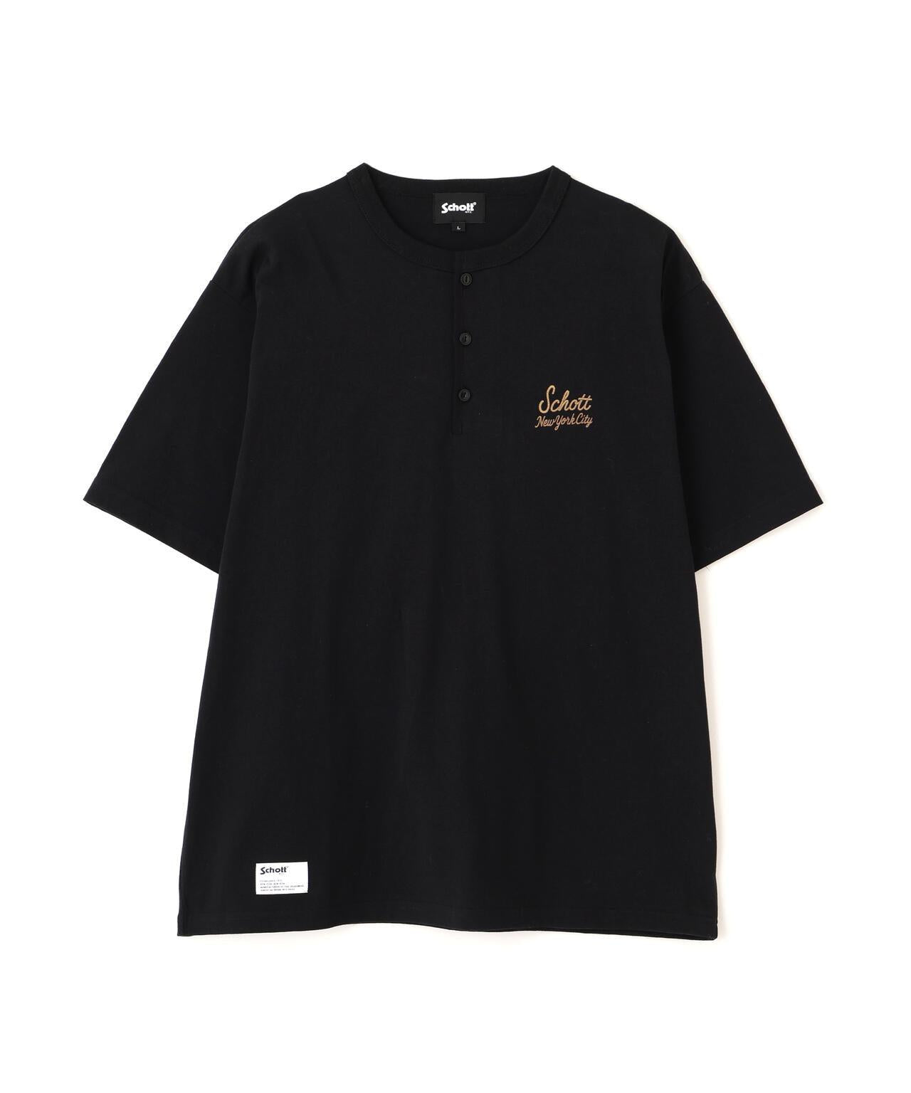 ROPE HENLEY T-SHIRT 繩紋亨利領T恤