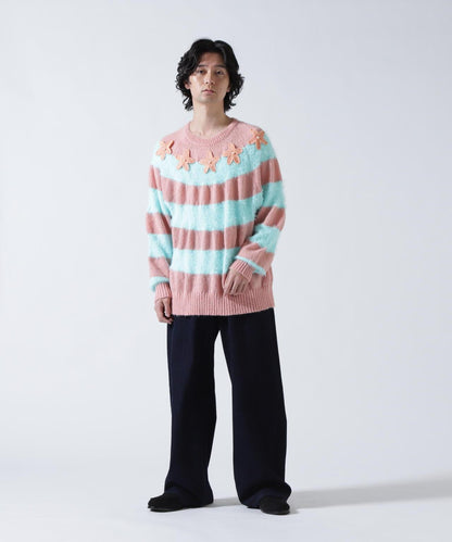 STAR BORDER KNIT 條紋針織上衣