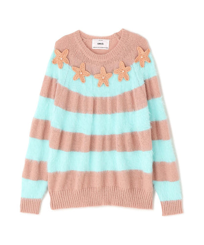 STAR BORDER KNIT 條紋針織上衣